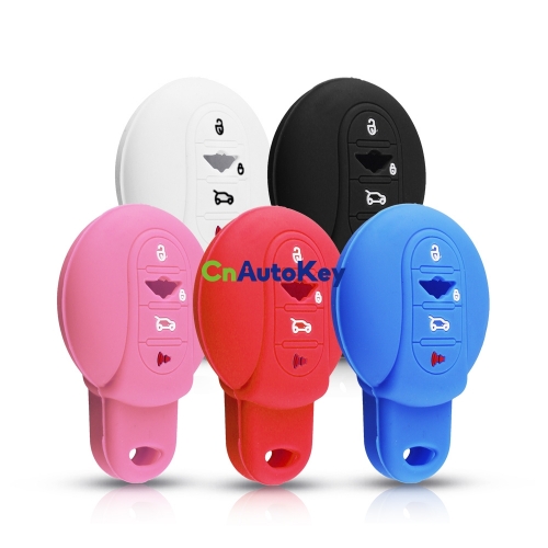 CS006035  For BMW Mini Cooper S R50 R53 F54 F55 F56 4 Buttons Remote Key Cover Car Styling Silicone Car Key Cover Case Holder Skin