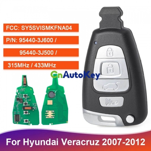 CN020185  2010 Hyundai Veracruz Smart Remote Fob Key 4B w/ Hatch SY5SVISMKFNA04