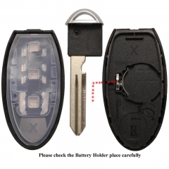 CS027027  3/4/5 Buttons 2006-2014 Remote Smart Key Shell Cover Case For Nissan ALTIMA MAXIMA Murano Versa Teana Sentra