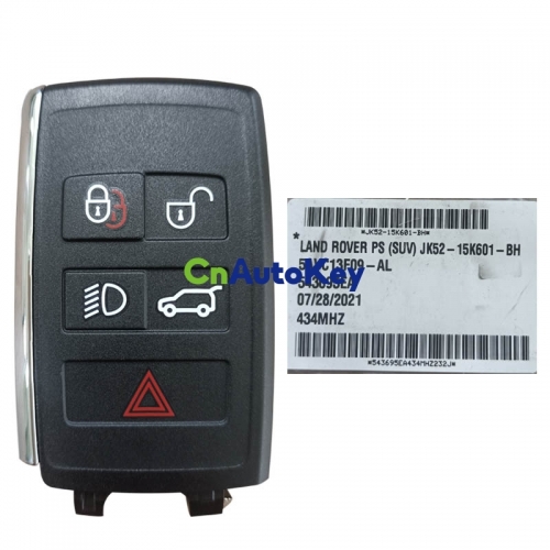 CN004038 OEM Smart key for Land/Range Rover Buttons:4+1 / Frequency:434MHz / Transponder: HITAG PRO Part No: PS(SUV)JK52-15K601-BH