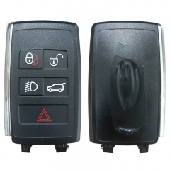 CN004037 OEM Smart key for Land/Range Rover Buttons:4+1 / Frequency:434MHz / Transponder: HITAG PRO Part No: PEPS(SUV)JK52-15K601-DH / Keyless Go