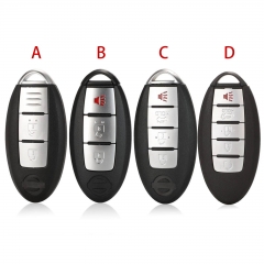 CS027027  3/4/5 Buttons 2006-2014 Remote Smart Key Shell Cover Case For Nissan A...