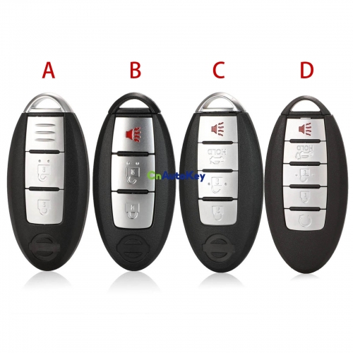 CS027027  3/4/5 Buttons 2006-2014 Remote Smart Key Shell Cover Case For Nissan ALTIMA MAXIMA Murano Versa Teana Sentra