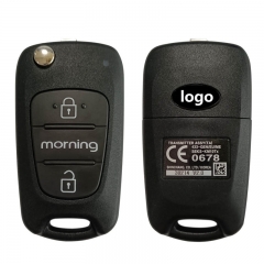 CN051132 Genuine Kia MORNING 2011+ Flip Remote, 2Buttons, SEKS-KM10TX 4D-60, 433MHz Kia MORNING Flip Key Remote