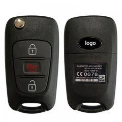 CN051141 Genuine Kia Soul 2010+ Flip Remote, 3Buttons, SEKS-AM08FTX PCF7936, 433...