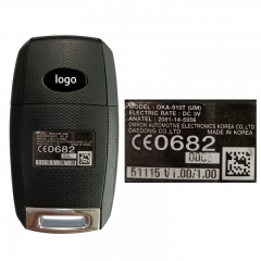CN051137 Genuine KIA Sorento 2015-2019 Flip Remote Key 3 Buttons 433 MHz FCC ID: OKA-910T 95430-C5211/C5210