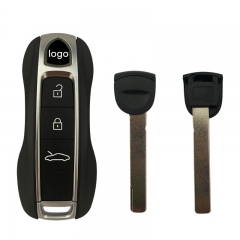 CN005019OEM Smart Key for Porsche 911 Buttons:3 / Frequency: 434MHz / Blade signature: HU162T / Keyless GO