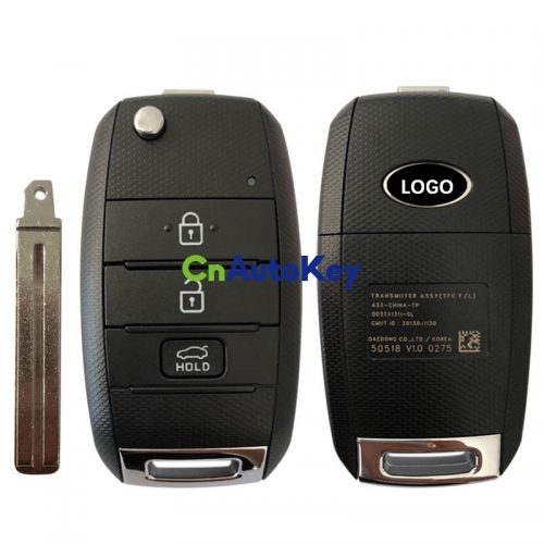 CN051024 Original 2013-2015 KIA Sportage Flip Key 3B – 433MHZ – 95430-3W200