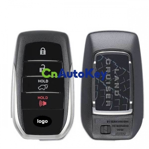 CN007233 2020-2021 Toyota Land Cruiser / 4-Button Smart Key / PN: 89904-60X40 / HYQ14FBB-0110 (OEM)