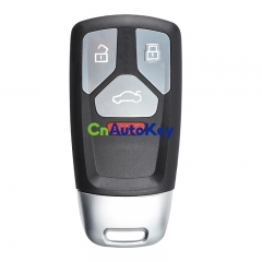 CS008040 Replacement Smart Remote Key Shell Case Cover 4 Buttons for Audi TT A4 A5 S4 S5 Q7 SQ7, 4M0 959 754 (Outer Shell Only)