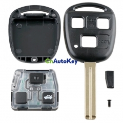 CN025047 314.4Mhz 3Buttons Uncut Ignition Master Key Entry Remote Fob with 4C Chip HYQ1512V Fit for Lexus RX350 RX450h RX400h RX330 EX330