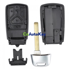 CS008040 Replacement Smart Remote Key Shell Case Cover 4 Buttons for Audi TT A4 A5 S4 S5 Q7 SQ7, 4M0 959 754 (Outer Shell Only)