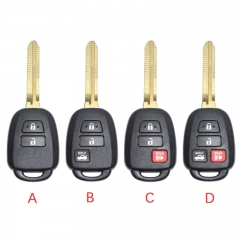 CN007236 Remote Car Key FOB For Toyota CHR VITZ YARIS Camry Corolla AQUA FCC ID ...