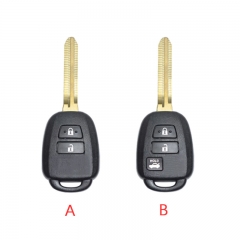 CN007238 433MHz H / G Chip FCC ID: B71TA Replacement 2 Button Remote Key Fob for Toyota RAV4 Yaris