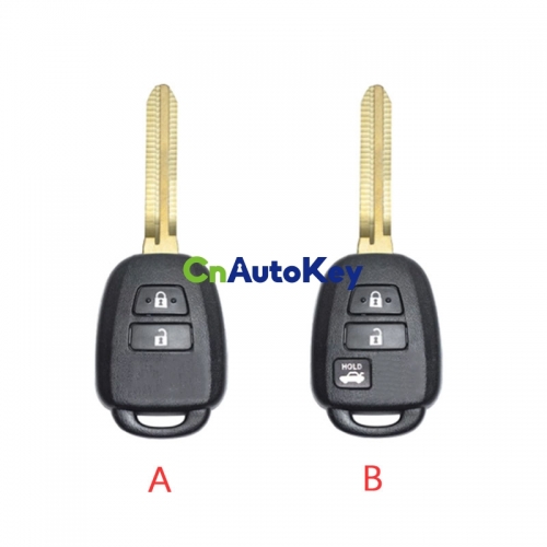 CN007238 433MHz H / G Chip FCC ID: B71TA Replacement 2 Button Remote Key Fob for Toyota RAV4 Yaris