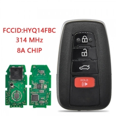 CN007182 for P/N: 89904-06220, 89904-06240 Smart Remote Key Keyless 315MHz Fob for Toyota Camry 2018 2019 2020 FCCID: HYQ14FBC