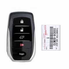 CN007241 Toyota Land Cruiser 2018-2019 4 Buttons 433MHz 89904-60M70 Smart Key FCC ID: BJ2EK P1 A8 TMS37200 CHIP