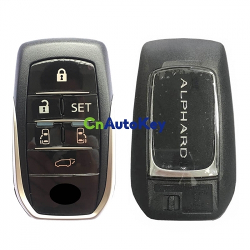 CS007108  6 Button Smart Car Key Shell for Toyota Alphard 2015-2019