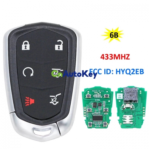 CN030011 For Cadillac Escalade Smart Key 433Mhz Pcf7937E Ncf2951E Transponder Chip Fcc Id Hyq2Eb