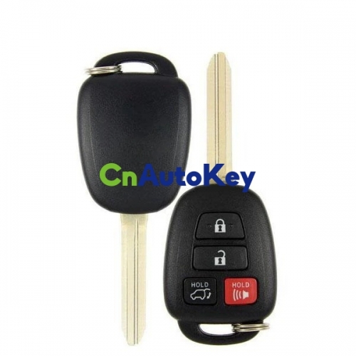 CN007250 2015-2018 Toyota RAV4 / 4-Button Remote Head Key / PN: 89070-0R221 / HYQ12BDP (H Chip)(Canada) (AFTERMARKET)