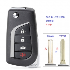 CN007248 for Toyota Camry 2018 2019 2020 2021 Remote Key Fob HYQ12BFB 315MHz H C...