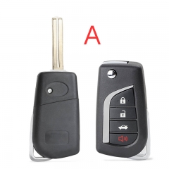 CN007248 for Toyota Camry 2018 2019 2020 2021 Remote Key Fob HYQ12BFB 315MHz H Chip 89070-06790 TOY48/ TOY43 Blade1 order