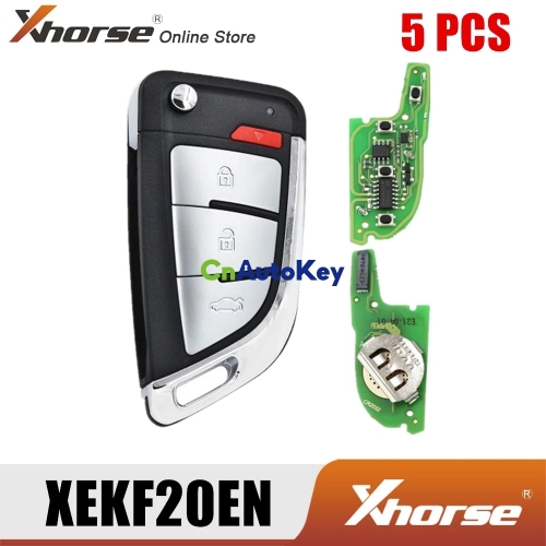 Xhorse XEKF20EN Super Remote Knife Type 4 Buttons with Super Chip 5pcs/Lot