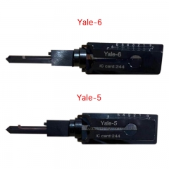CLS02064  Lishi 2in1 tool YALE-5 bead , YALE-6 bead Key Reader locksmith tool Au...