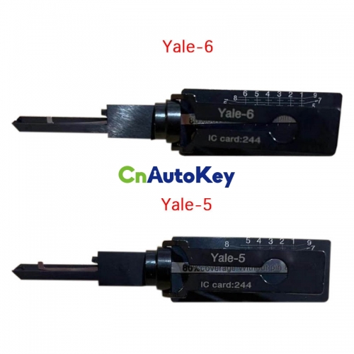 CLS02064  Lishi 2in1 tool YALE-5 bead , YALE-6 bead Key Reader locksmith tool Auto repair tools