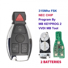 CN002080 Car Key For Mercedes Benz C E R S CL GL SL CLK SLK 2000+ NEC Chip BGA T...