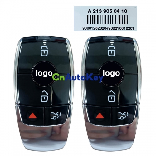 CN002087  OEM Smart Key Mercedes 2018+ Buttons:3+1p / Frequency: 315MHz / Part No: A213 905 04 10/ Blade signature:HU64 / Keyless Go / (ONLY PAIRS)