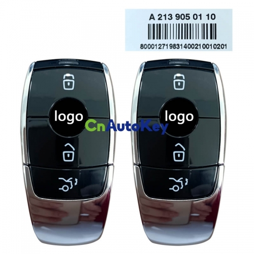 CN002086 OEM Smart Key Mercedes 2018+ Buttons:3 / Frequency: 433.92MHz / Part No: A213 905 01 10/ Blade signature:HU64 / Keyless Go / (ONLY PAIRS)