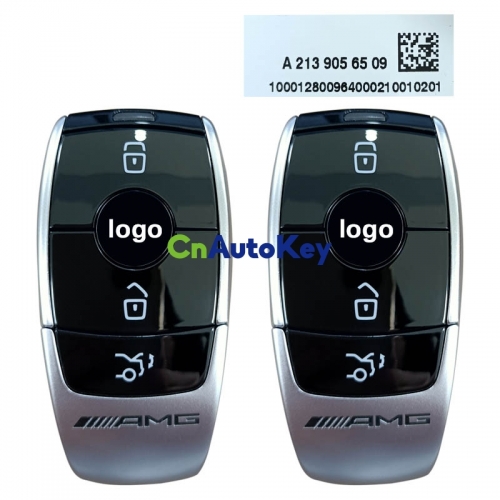 CN002088 OEM 2x Smart Keys Mercedes Benz W213/ AMG Buttons:3 / Frequency: 433.92MHz / Blade signature: HU64 / Part No: A2139056509 / (ONLY PAIRS)