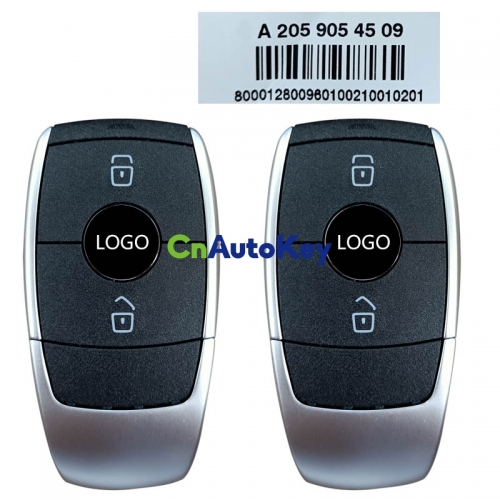 CN002084 OEM 2x Smart Keys Mercedes C-Class W205 Buttons:2 / Frequency: 433.92MHz / Part No: A2059054509/ Blade signature: HU64 / Keyless Go (ONLY PA