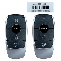 CN002085 OEM 2x Smart Keys Mercedes W205 2018+ Buttons:3 / Frequency: 315MHz / Manufacture: Marquardt / Part No: A2059054016 / (ONLY PAIRS)