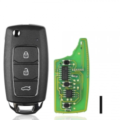 XKHY05EN Wire Remote Key for Hyundai 3 Buttons English Version 5PCS/Lot 4.8