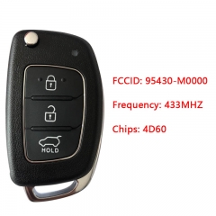 CN020116 2016 Hyundai Creta Remote Flip Key 3B 433MZ 4D60 80BIT 95430-M0000