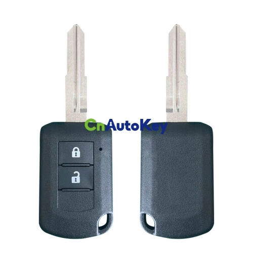 CS011018 2 Buttons Replacement Car Key Case for Mitsubishi Eclipse 2014+ Key Head Remote Key Shell J166E MIT11R 6370C134（without logo）