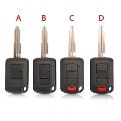 CS011019  Remote Head Key Shell Housing Fob 2/3/4 Buttons For Mitsubishi Eclipse...