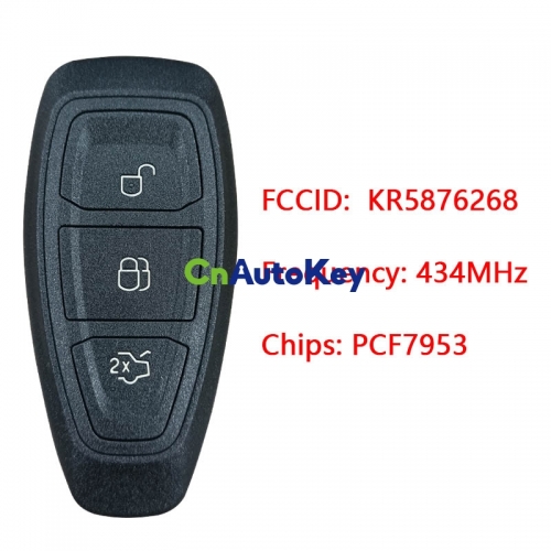 CN018056 Smart Key for Ford Frequency 434MHz Transponder PCF 7953 KR5876268