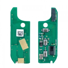 CN017006 ORIGINAL Flip Key (PCB) for Fiat Buttons3 Frequency 433 MHz Transponder...