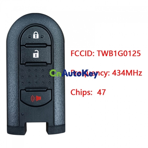 CN007218 for Toyota 2+1 Button Smart Card 434MHZ 47chip TWB1G0125