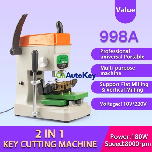 KCM029 GOSO 998A professional universal Portable Flat Vertical key cutting copy machine locksmith tools duplicate key machine