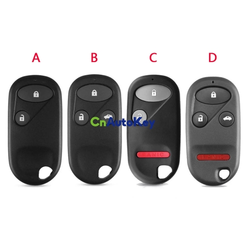 CS003038  2/3/4 Button For Honda Civic CRV Accord Jazz 2003 2004 2005 2006 2007 2008 2009 2010 2011 Car Remote Key Shell Fob Case