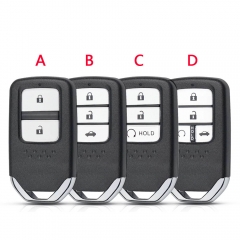 CS003042 Replacement 2/3/4 Buttons Smart Key Shell For Honda Fit Odessey City Ja...
