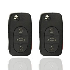 CN001130 1998-2002 VW / 4-Button Flip Key / HLO1J0959753F / (AFTERMARKET)