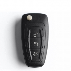 CS018044 3 Buttons For Ford Focus Mondeo Fiesta 2013 Fob Auto Case With HU101 Bl...