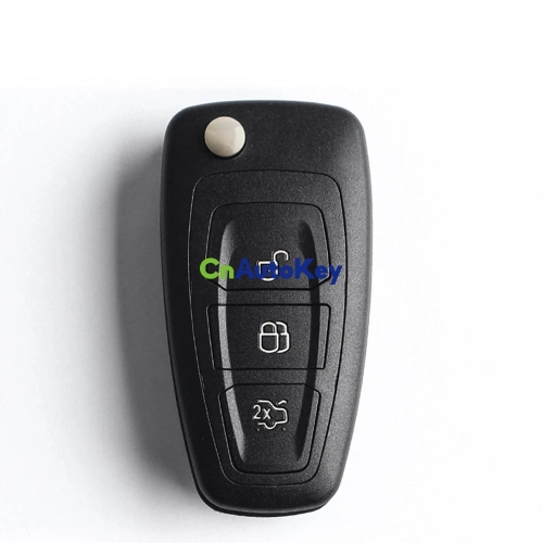 CS018044 3 Buttons For Ford Focus Mondeo Fiesta 2013 Fob Auto Case With HU101 Blade Flip Folding Remote Key Shell Car Key Cover