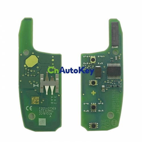 CN014089 Original Car Remote Control Key PCB For Chevrolet Cruze Avo 434MHz ID46 PCF7961E Auto Smart Replace Flip Key