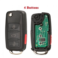 CN001132 3/4BTN 315/433MHz ID46 Flip Remote Auto Key Fob Für Touareg VW Touareg Phaeton 2002-2012 3D0959753R /3D0959753AK AR